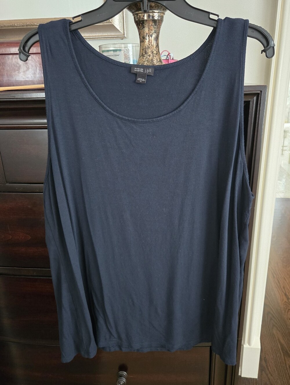 J. Jill Wearever Collection Tunic Tank, Sz Xl, Midnight Navy
